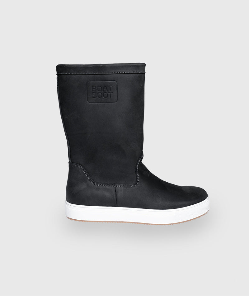 Boat Boot High-Cut Black sideview