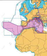 C-Map of South-West Europe coasts