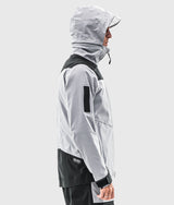 Sideview of the Open Ocean Jacket in grey